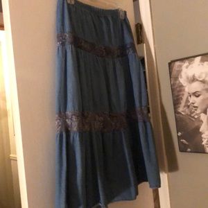Prairie skirt in blue